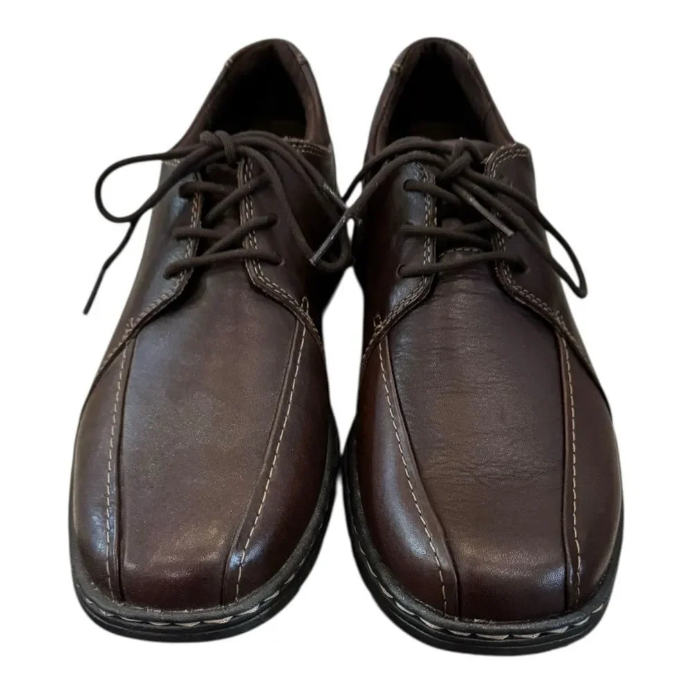 New Dunham Men's Brown Brookfield Leather Shoes 8.5